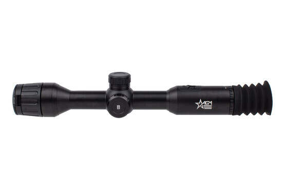 AGM Adder TS35-384 Thermal Riflescope features a lens cap cover and 64 GB of storage
